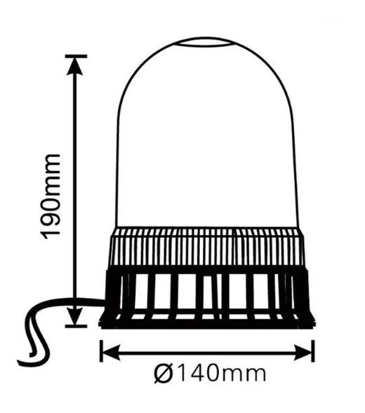 Rotierende 24 LEDs R65 R10