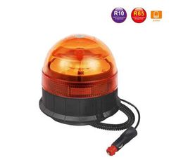 Gyrophare LED 12/24v avec aimant, fixe et connexion allume-cigare avec homologation R65 GF-25LEDS