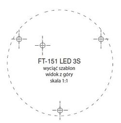 Rotativo led fijo ámbar