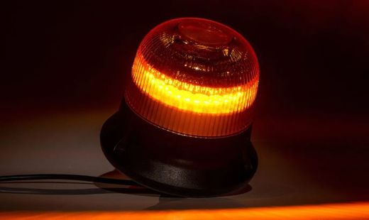 Rotativo led fijo ámbar