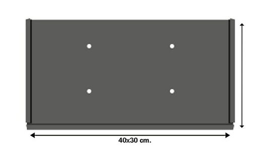 Halterung für Gefahrguttafel 40x30