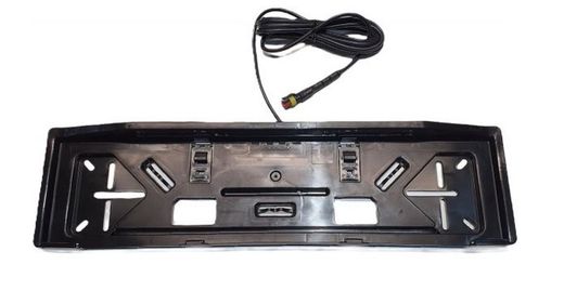 Suporte de placa + luz