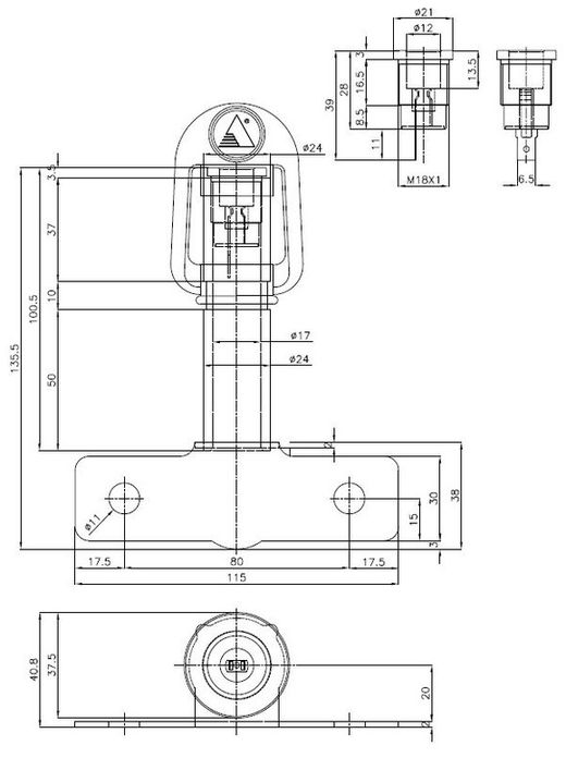 Drehbarer Ständer mit klappbarer Rückenlehne