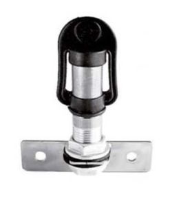 Drehbarer Halter mit gebogener Schraubbefestigung