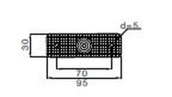Lente LED ambra Flatpoint da 12 V per luce di posizione