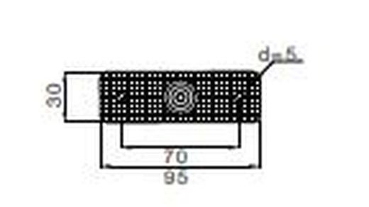 Lente LED ambra Flatpoint da 12 V per luce di posizione