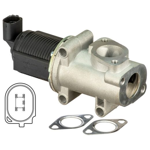 Válvula EGR EG10403-12B1 - Delphi